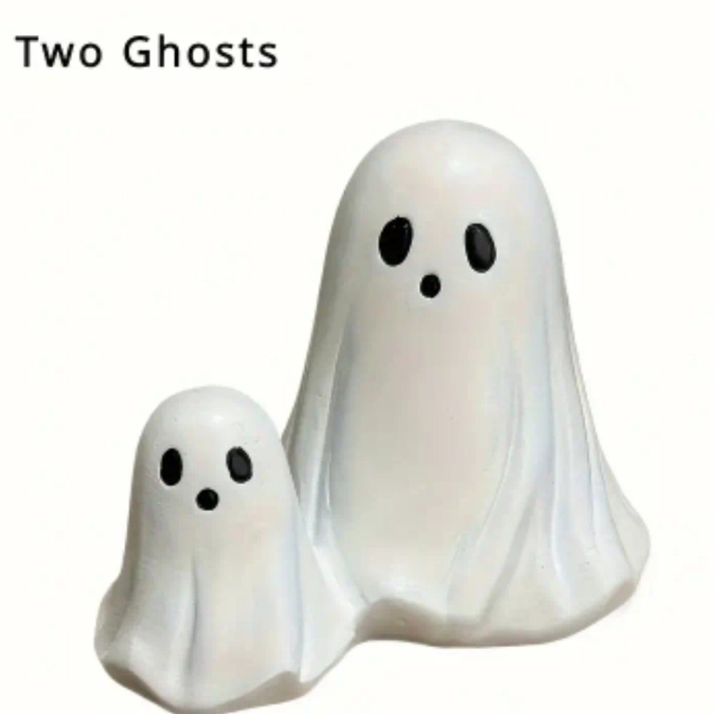 Handcrafted Resin Figurine 2 ghosts